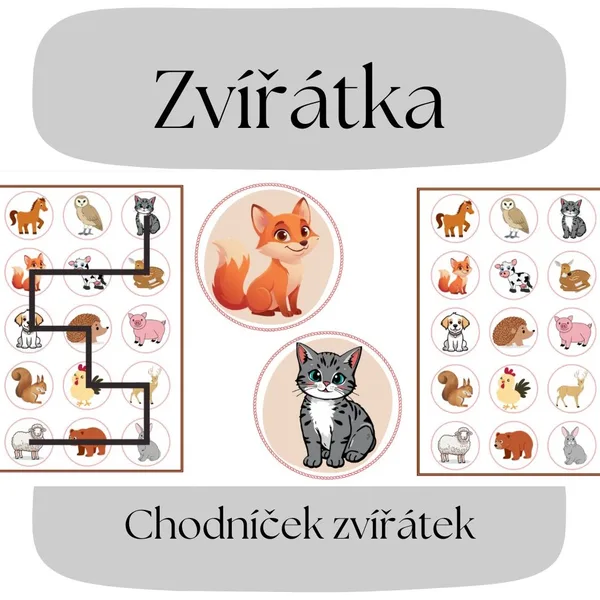 Chodníček zvířátek 1