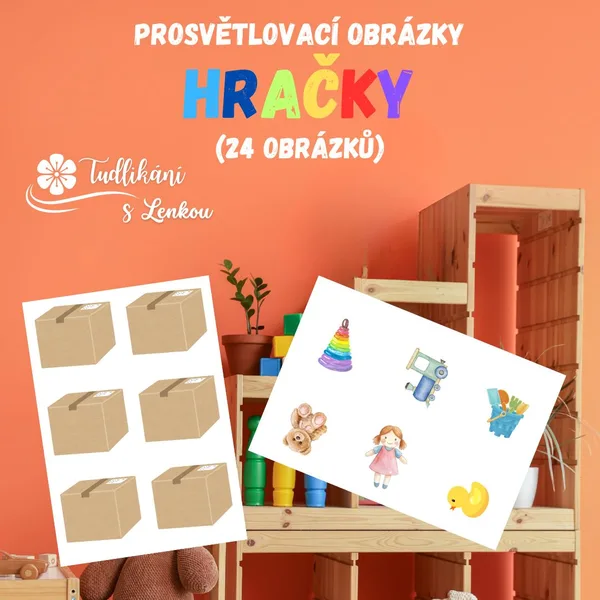 Prosvětlovací obrázky - Hračky 1