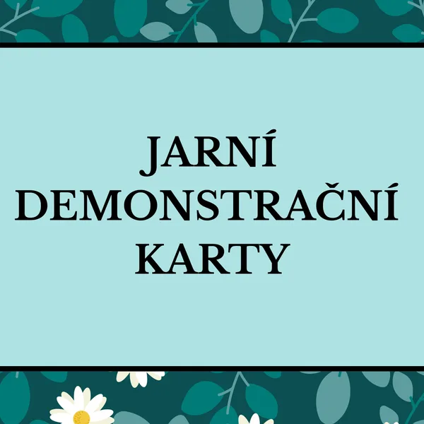 Jarní demonstrační karty 1