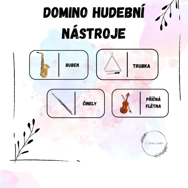 Domino hudební nástroje 1