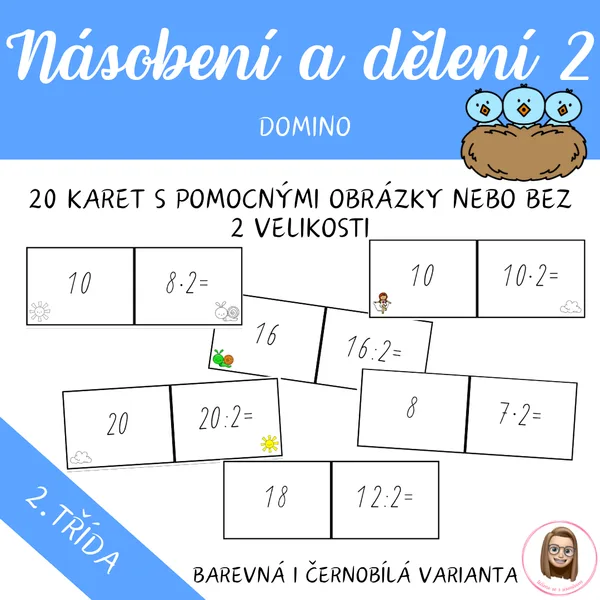 NÁSOBENÍ A DĚLENÍ 2 - domino 1