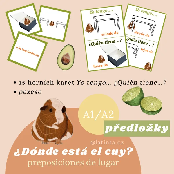 ¿Dónde está el cuy? - preposiciones 1