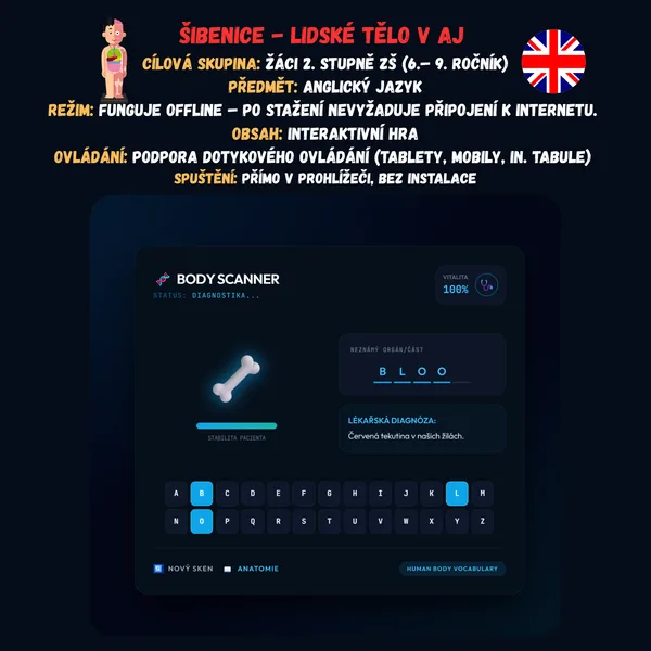 Šibenice - Lidské tělo v AJ 1