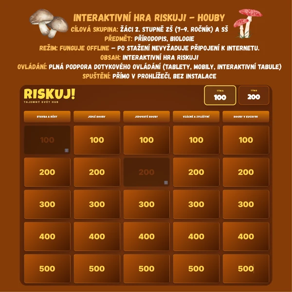 Riskuj! - Houby 1