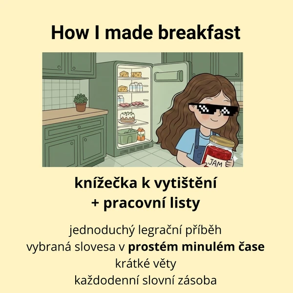 Knížečka How I made breakfast 1