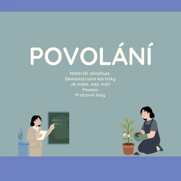 Povolání- aktivity pro MŠ 1