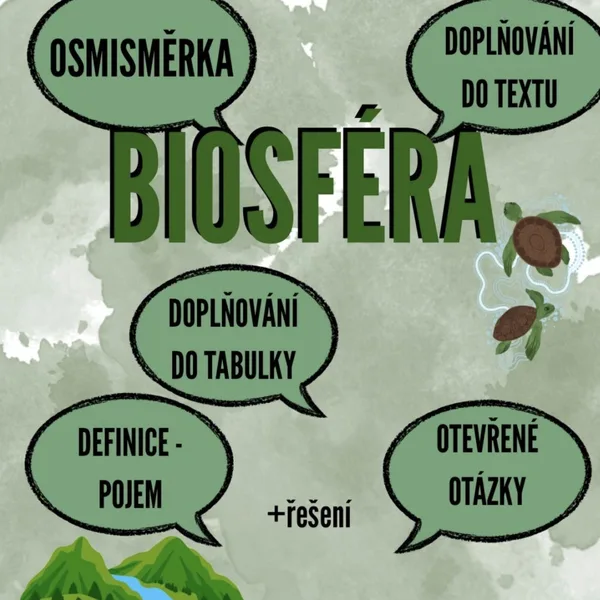 Biosféra - pracovní listy 1