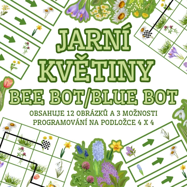 Jarní květiny - Bee bot 1
