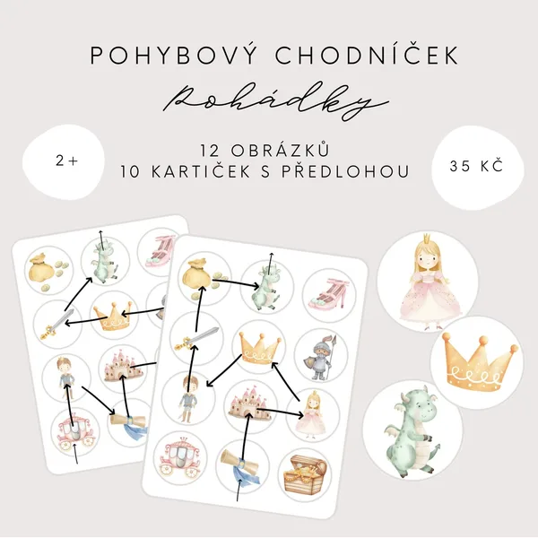 Pohybový chodníček - pohádky 1