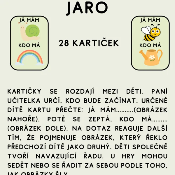 Já mám, kdo má JARO 1