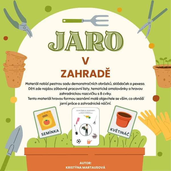 Jaro v zahradě - Velká sada pro malé zahradníky 1