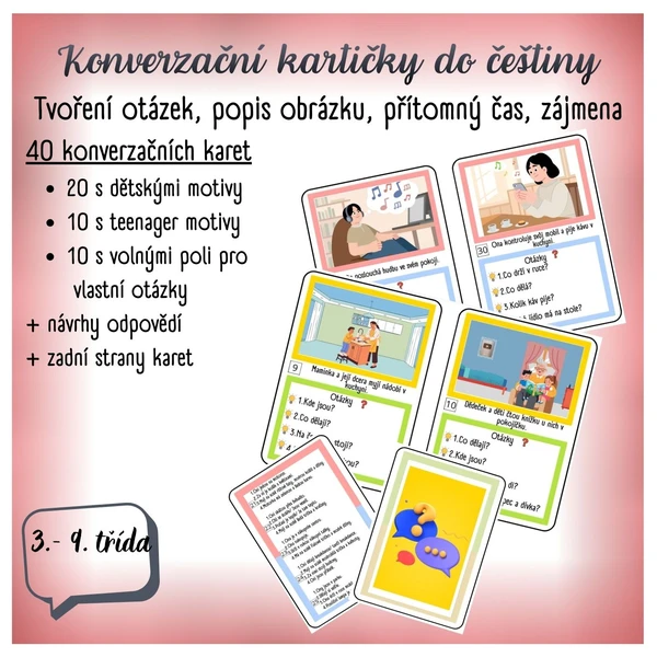 Konverzační karty do češtiny 1