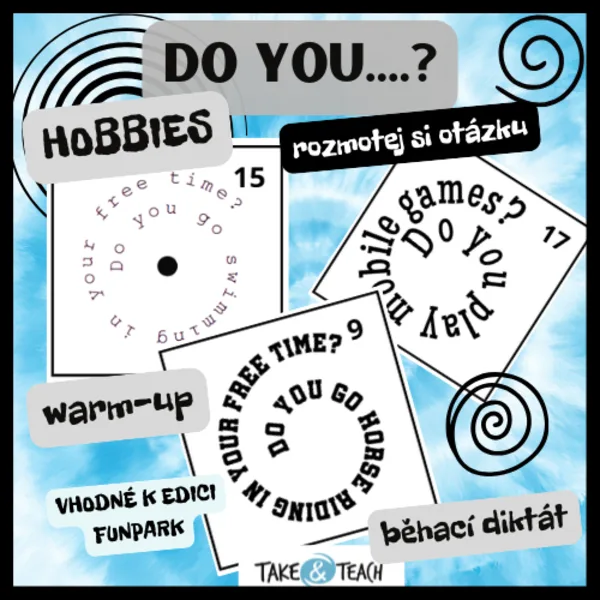 DO YOU...? HOBBIES - OTÁZKY PRESENT SIMPLE - vhodné k Funpark 3 1