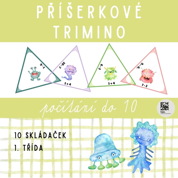 Příšerkové trimino - počítání do 10 1