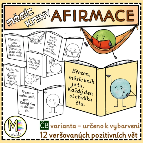 AFIRMACE - VERŠOVANÉ - MĚSÍC KNIHY 1