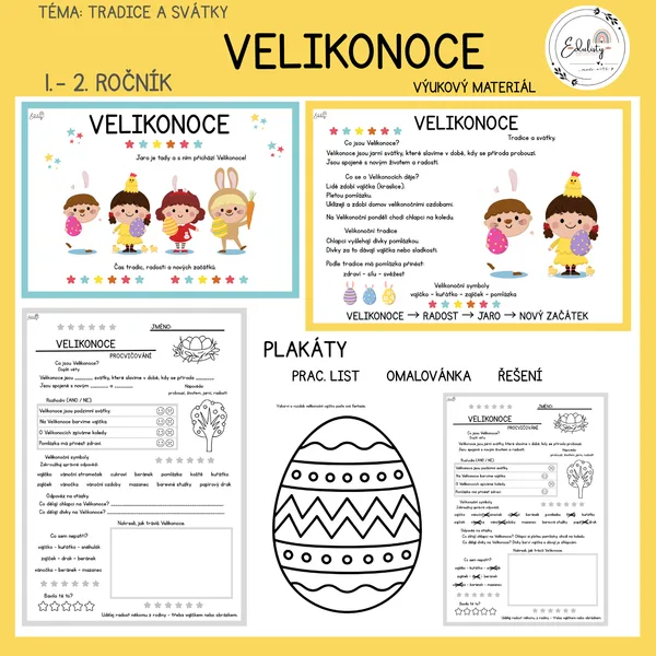 Velikonoce – výukový materiál (1.–2. ročník) 1