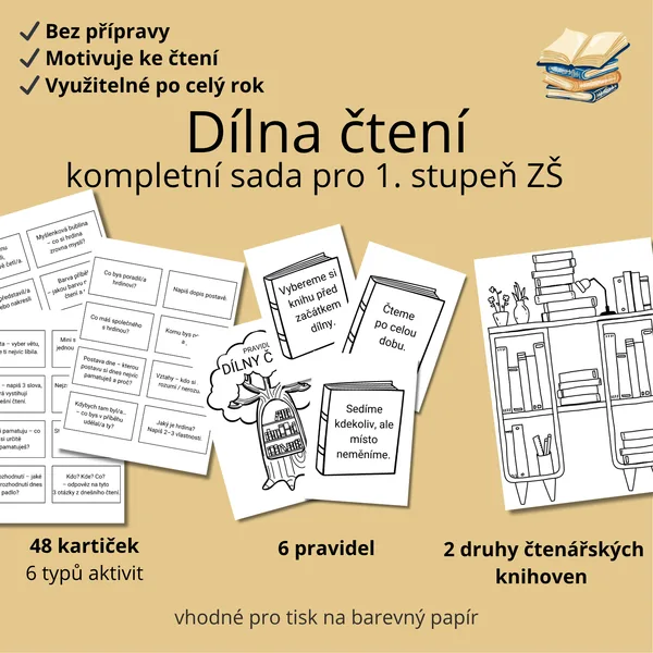 Dílna čtení: kompletní sada pro motivaci čtenářů (2.–5. třída) 1