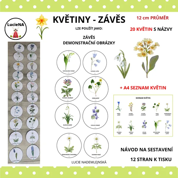 KVĚTINY - ZÁVĚS 1