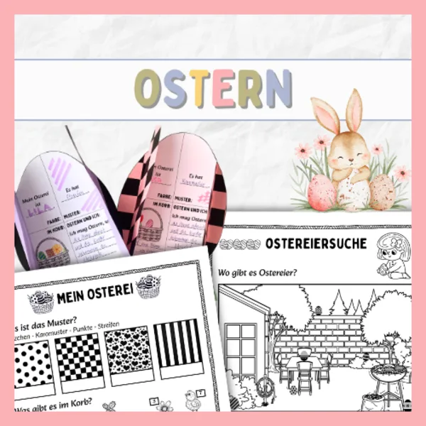 OSTERN | Miniprojekt: Mein Osterei, slovní zásoba, křížovka 1