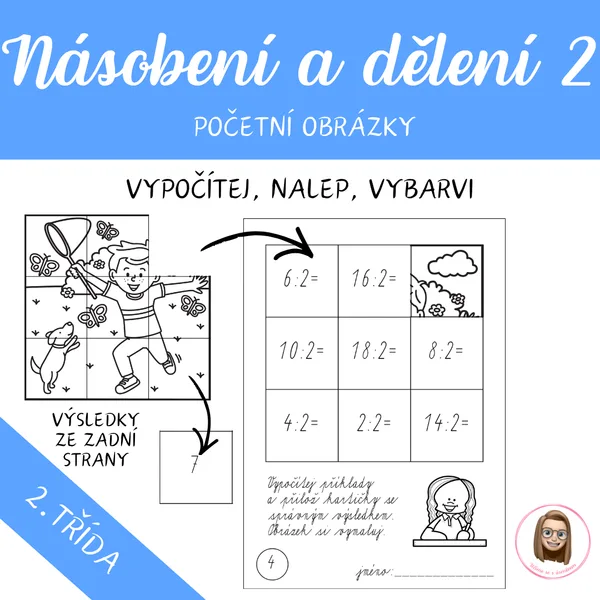 NÁSOBENÍ A DĚLENÍ 2 - početní obrázky 1