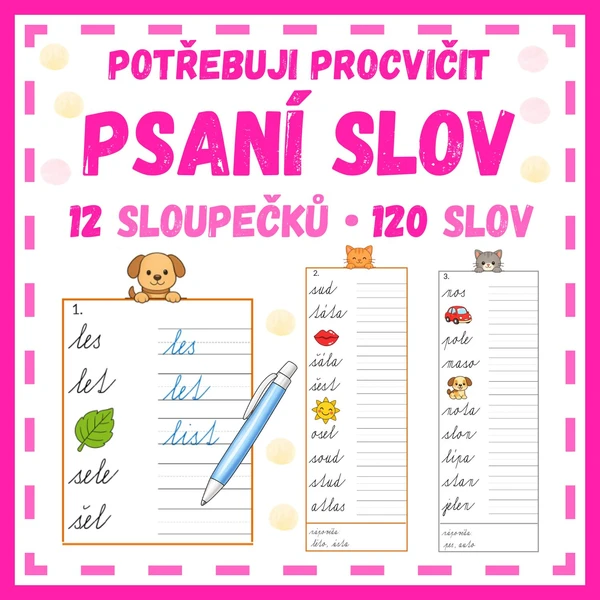 Psaní slov 1