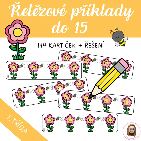 JARO - řetězové příklady do 15 1