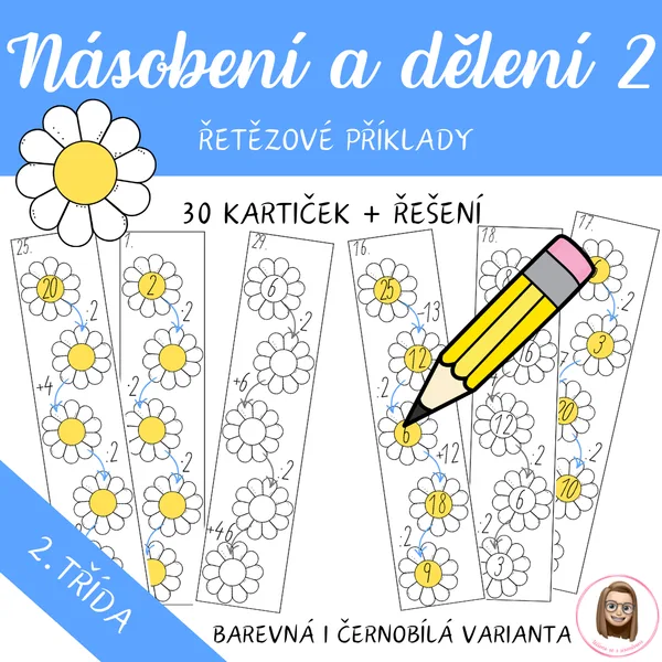 NÁSOBENÍ A DĚLENÍ 2 - řetězové příklady 1