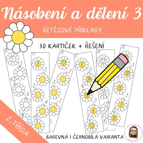NÁSOBENÍ A DĚLENÍ 3 - řetězové příklady 1