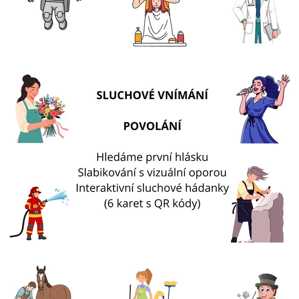 Sluchové vnímání - Povolání 1