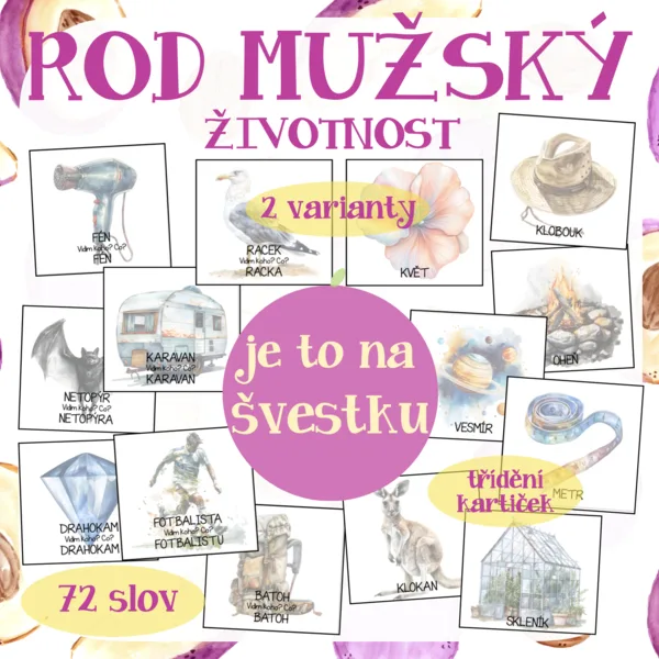 rod MUŽSKÝ - životnost 1