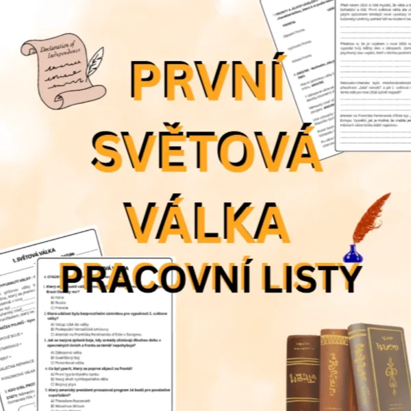 1. světová válka - pracovní listy 1