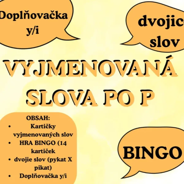 Vyjmenovaná slova po P 1