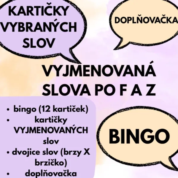 Vyjmenovaná slova po F a Z 1