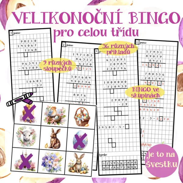 Velikonoční BINGO pro celou třídu 1