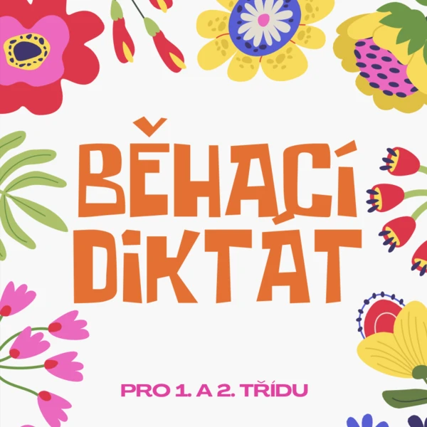 Běhací diktát pro 1. a 2. třídu - přepis hrou 1
