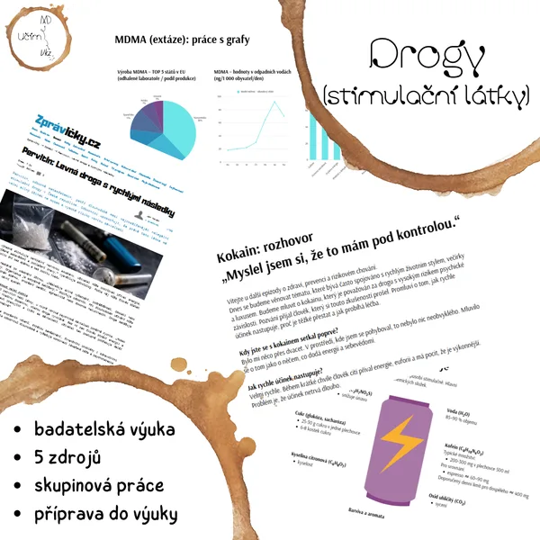 Návykové látky - stimulační látky (badatelská výuka) 1