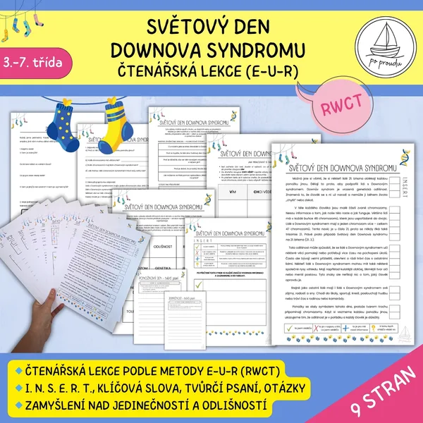 Světový den Downova syndromu - čtenářská lekce 1