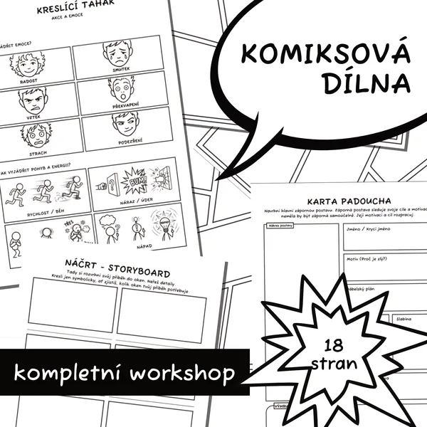 Komiksová dílna - workshop 1