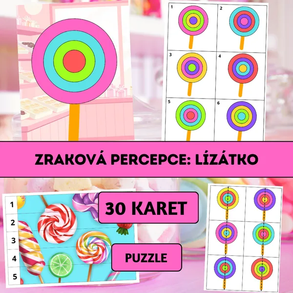 Zraková percepce: Lízátko 1