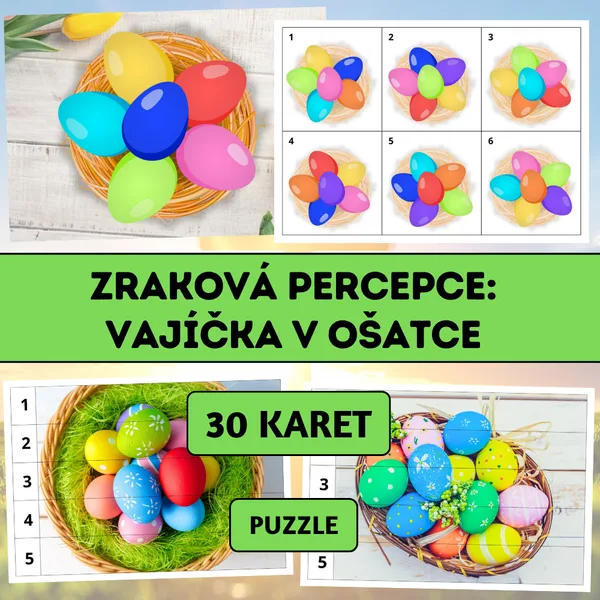 Zraková percepce: Vajíčka v ošatce 1