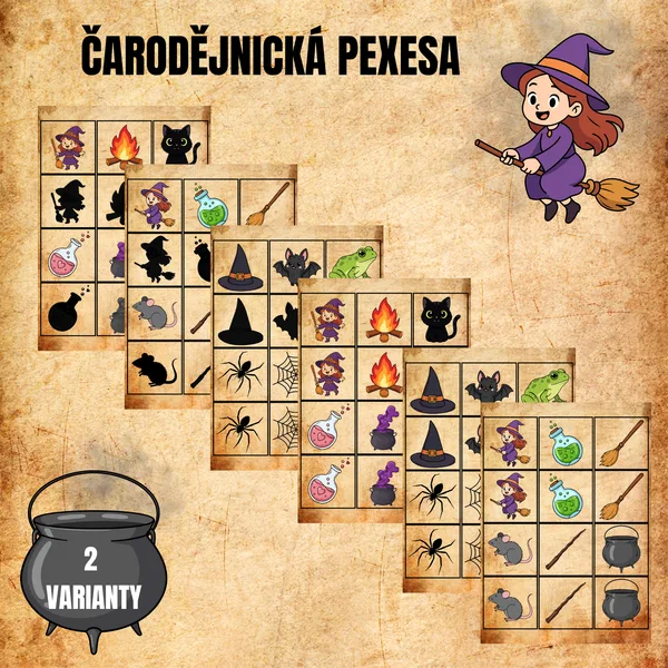 Čarodějnická pexesa  1