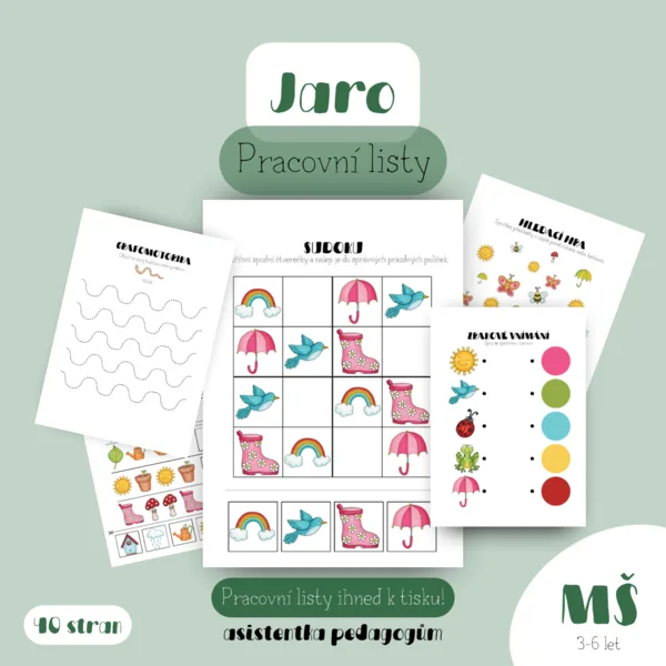 Jaro - Pracovní listy 1