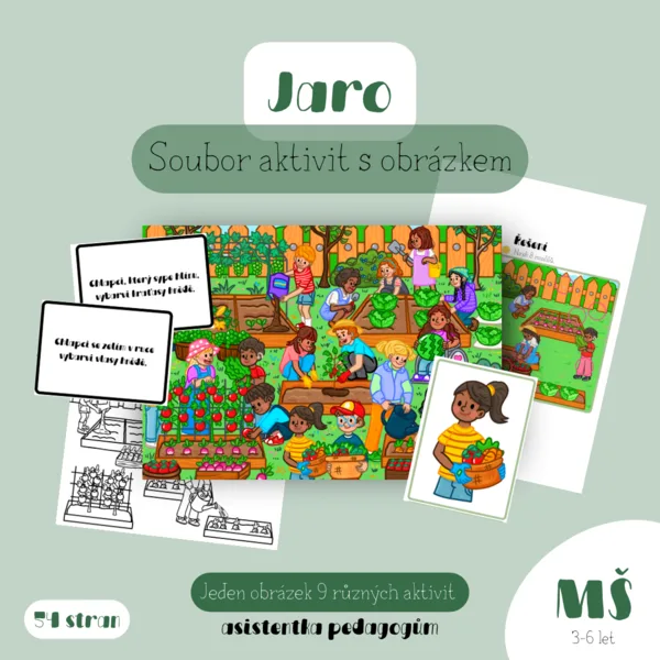 Jaro - soubor aktivit s obrázkem 1