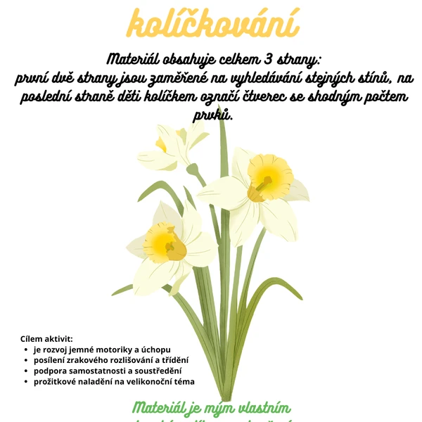 Velikonoční kolíčkování 1