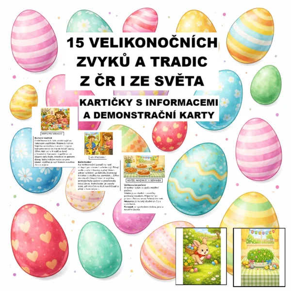 Velikonoční zvyky a tradice - informace a demonstrační kartičky 1