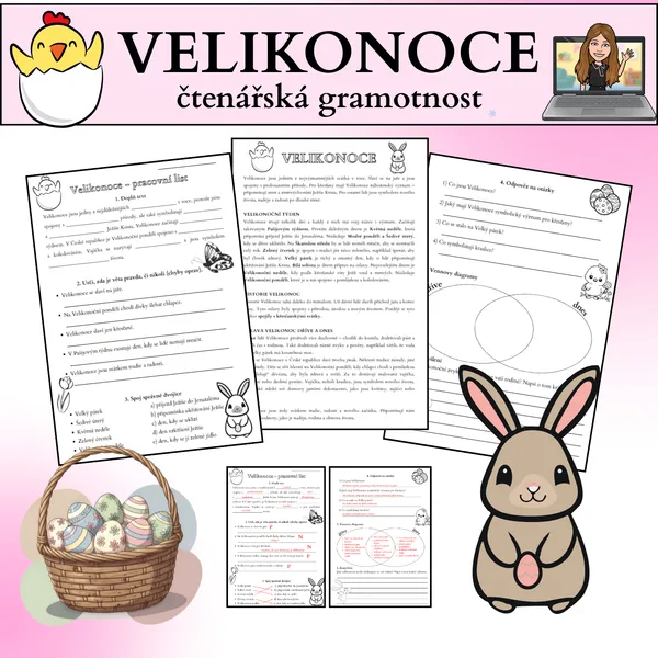 Velikonoce - čtenářská gramotnost 1