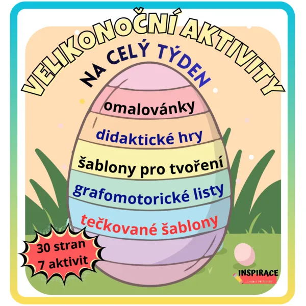 VELIKONOČNÍ AKTIVITY na celý týden 🥚🐣🐤 1
