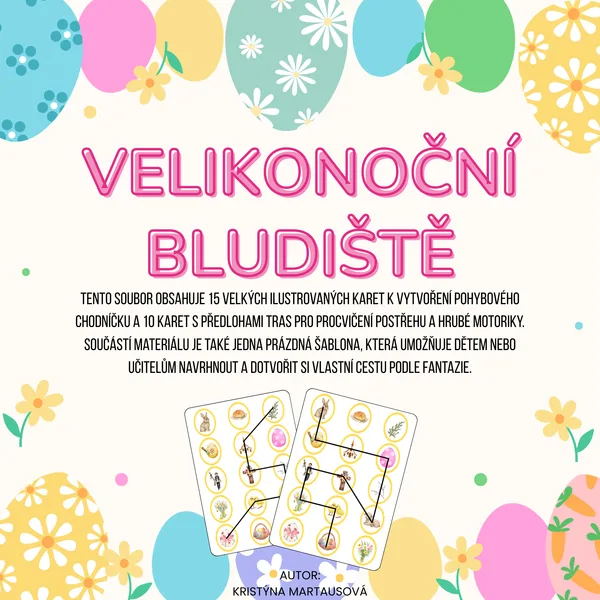 🐣 Zaječí hopsaná: Veselý pohybový chodníček 🐣 1