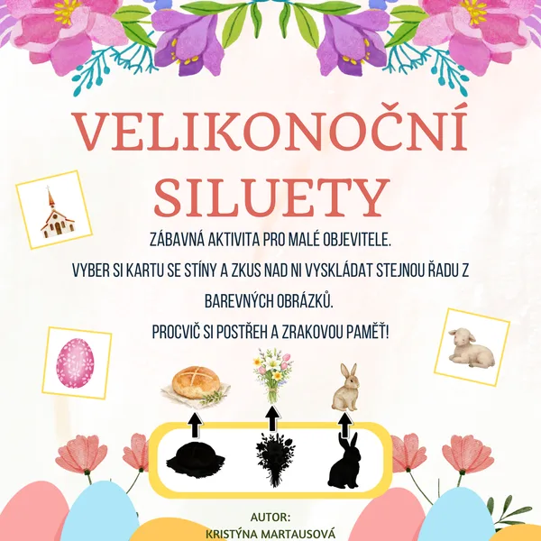 Velikonoční siluety - Procvič postřeh a zrakovou paměť! 1