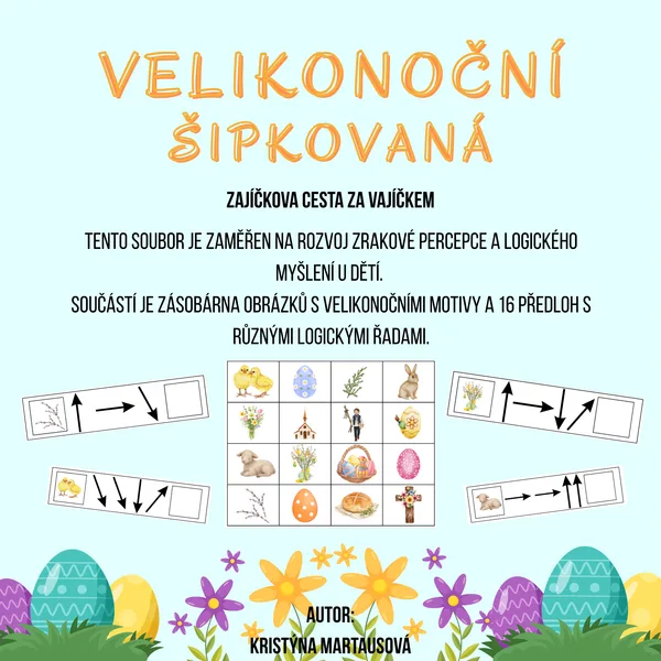 Velikonoční šipkovaná - Zajíčkova cesta za vajíčkem 1